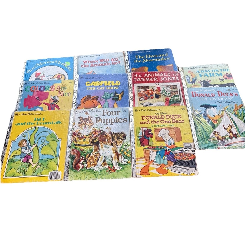 Lot of 11 Little Golden Books Vintage All 1960-90s See Photo Titles Nostalgia - Picture 2 of 15
